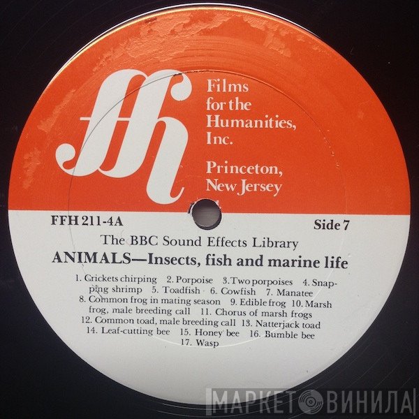  - The BBC Sound Effects Library - ANIMALS - Insects, Fish And Marine Life