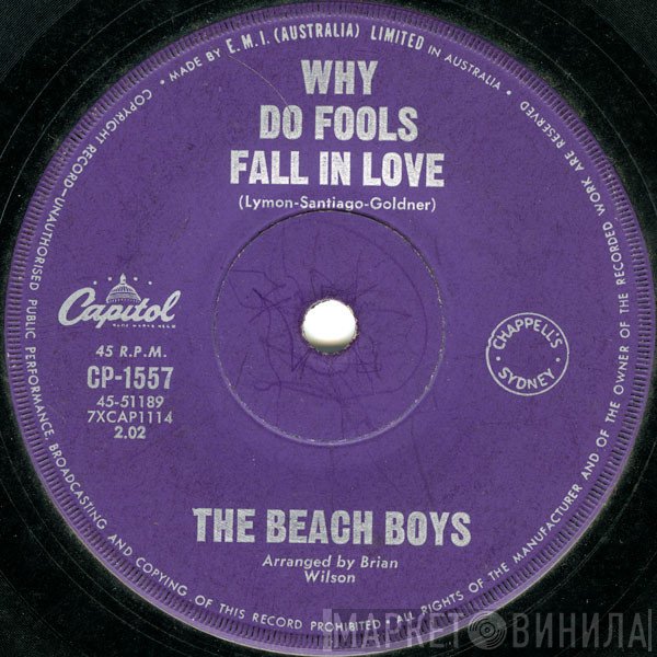 The Beach Boys  - Why Do Fools Fall In Love / Fun, Fun, Fun