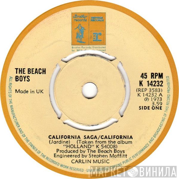 The Beach Boys - California Saga/California