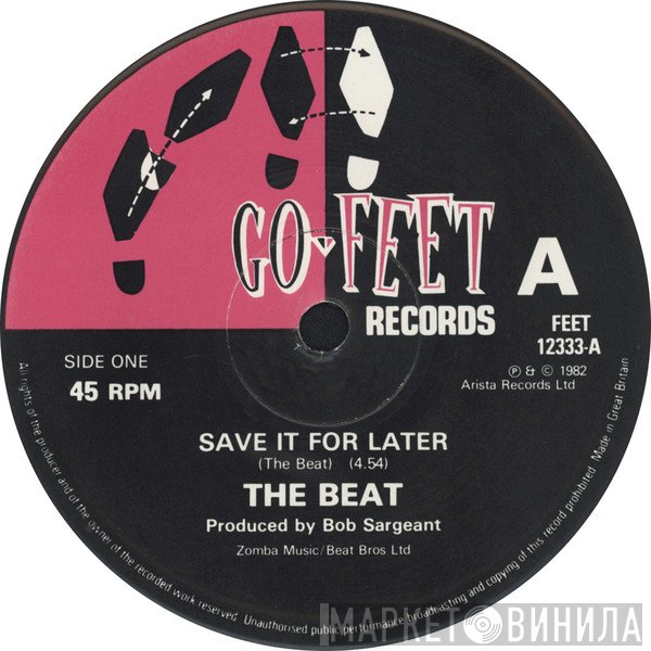 The Beat   - Save It For Later