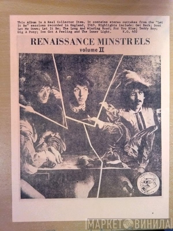 The Beatles  - Renaissance Minstrels Vol.II