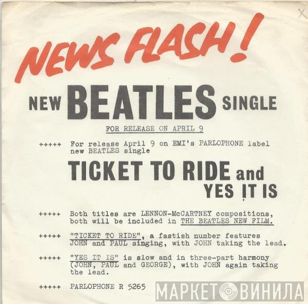 The Beatles  - Ticket To Ride