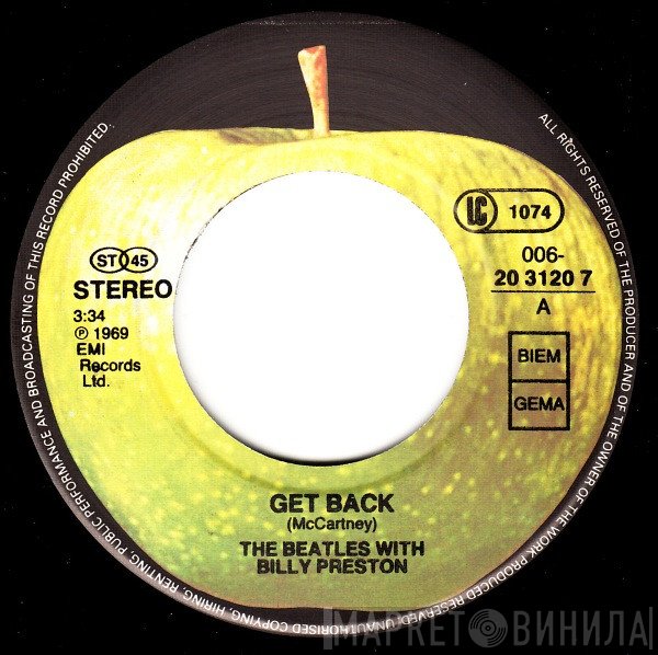 The Beatles With Billy Preston  - Get Back