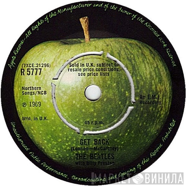The Beatles With Billy Preston  - Get Back