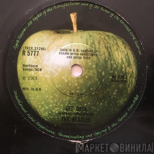 The Beatles With Billy Preston  - Get Back