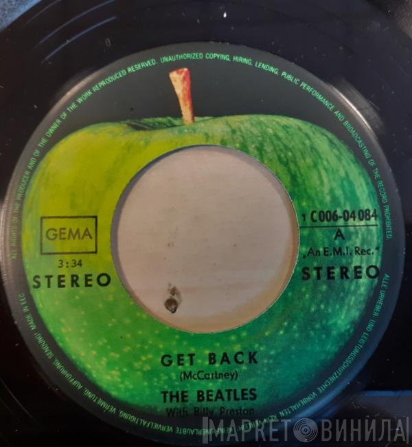 The Beatles With Billy Preston  - Get Back