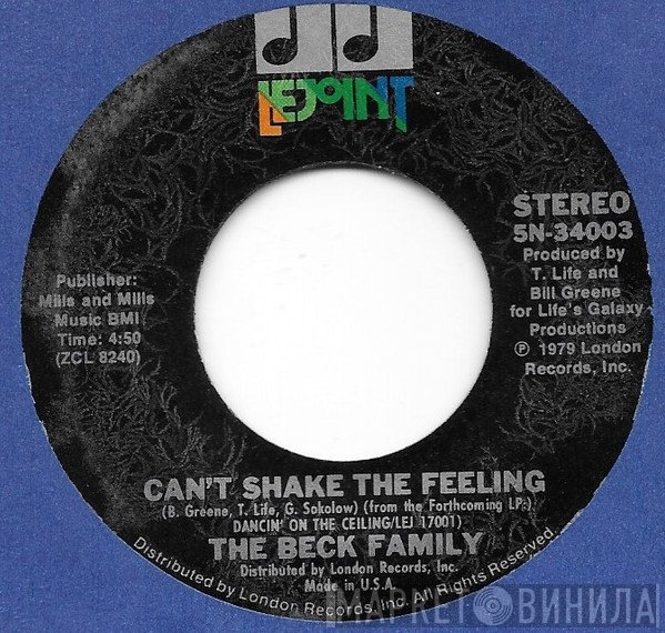 The Beck Family - Can't Shake The Feeling / Nobody But You