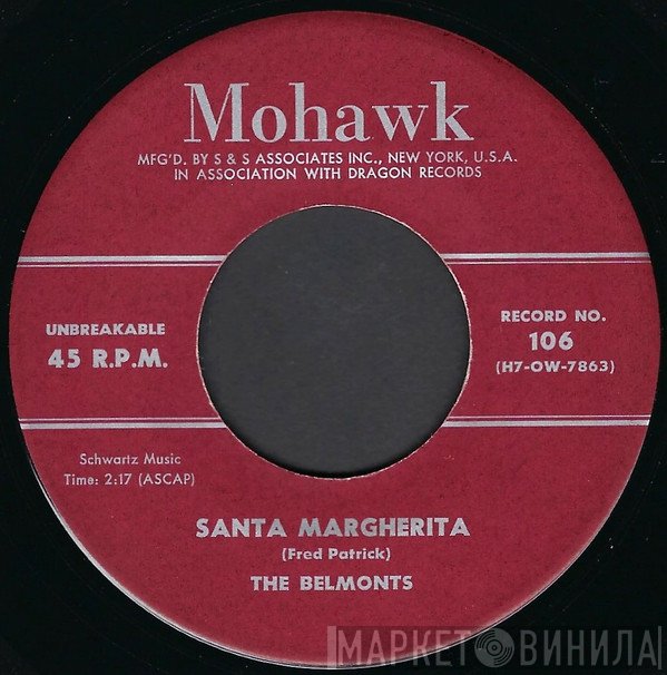 The Belmonts  - Santa Margherita / Teen-Age Clementine
