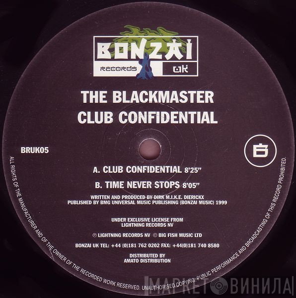 The Blackmaster - Club Confidential
