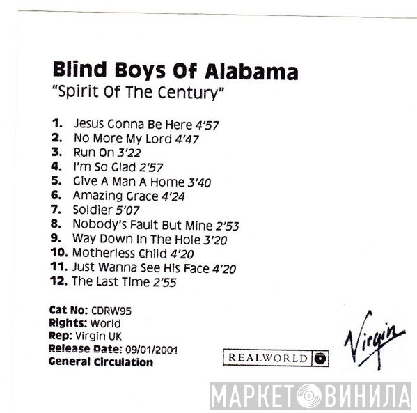 The Blind Boys Of Alabama - Spirit Of The Century