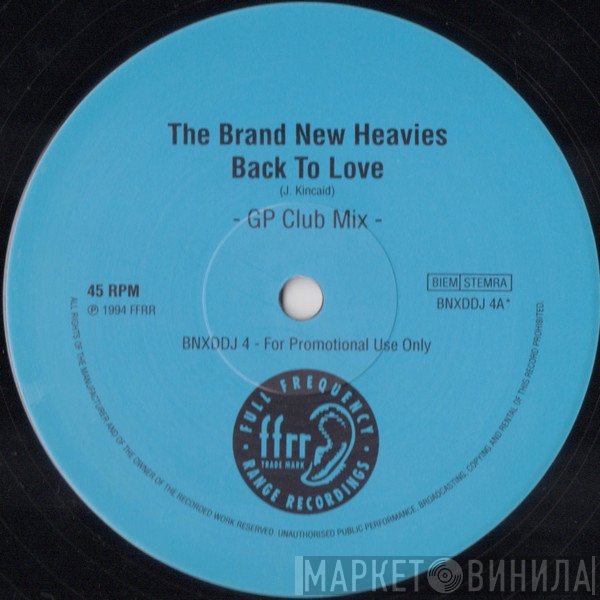 The Brand New Heavies  - Back To Love