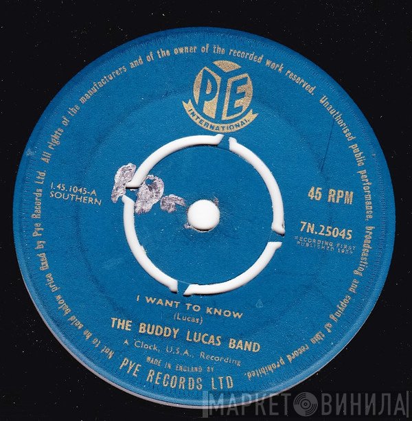 The Buddy Lucas Band - I Want To Know