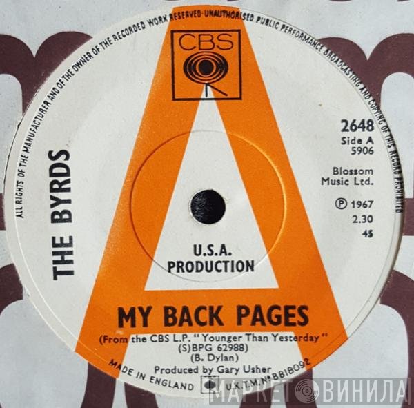 The Byrds  - My Back Pages / Renaissance Fair