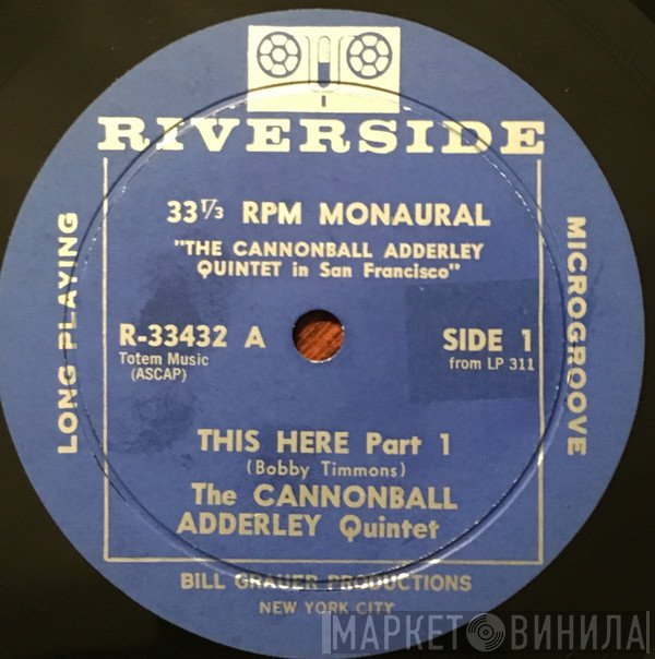 The Cannonball Adderley Quintet  - This Here