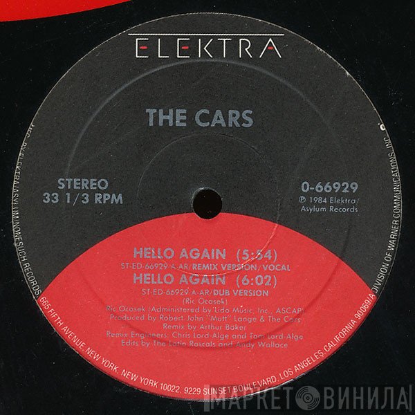The Cars  - Hello Again