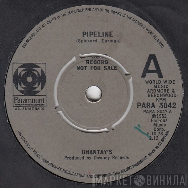 The Chantays - Pipeline / Move It
