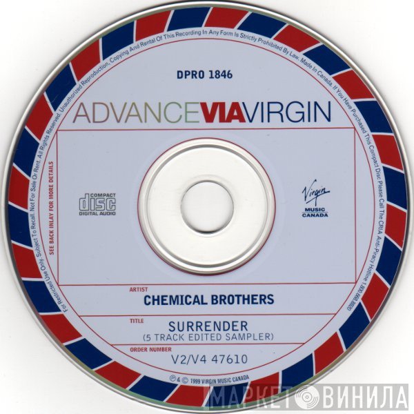 The Chemical Brothers  - Surrender (5 Track Edited Sampler)