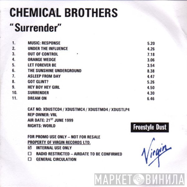 The Chemical Brothers  - Surrender