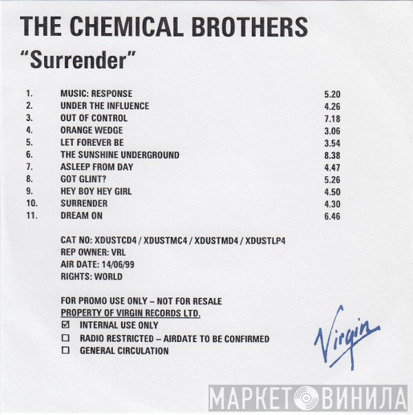 The Chemical Brothers  - Surrender