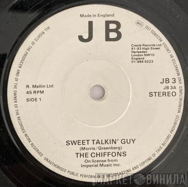 The Chiffons - Sweet Talkin' Guy