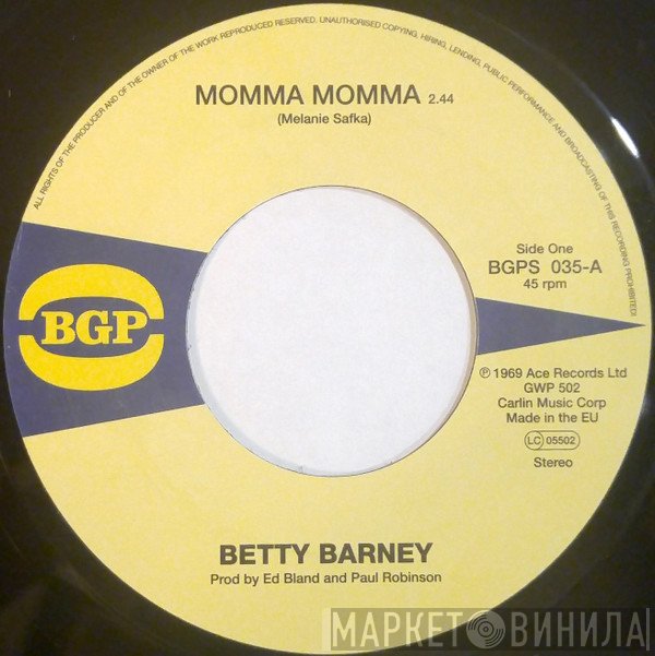 The Chili Peppers, Betty Barney - Momma Momma / Chicken Scratch