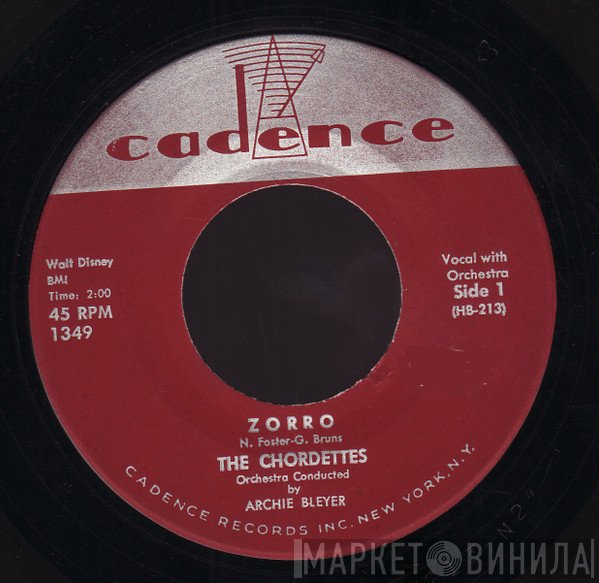 The Chordettes  - Zorro / Love Is A Two-Way Street