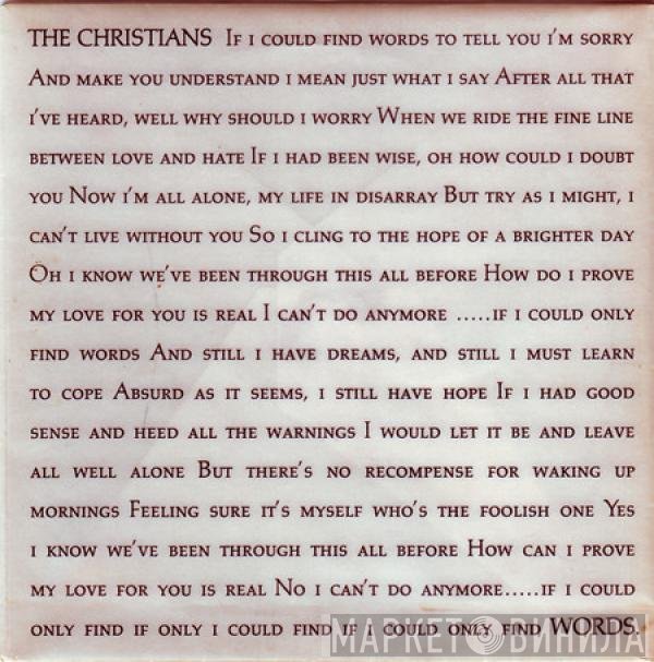 The Christians - Words