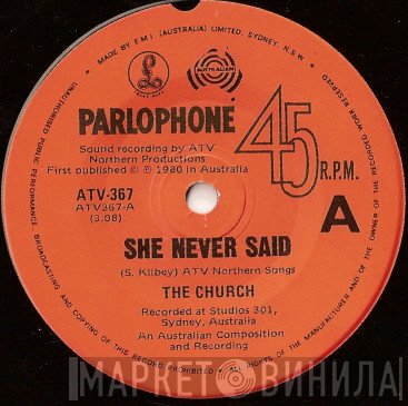 The Church  - She Never Said