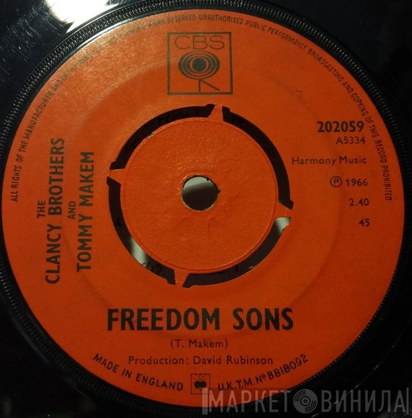 The Clancy Brothers & Tommy Makem  - Freedom Sons