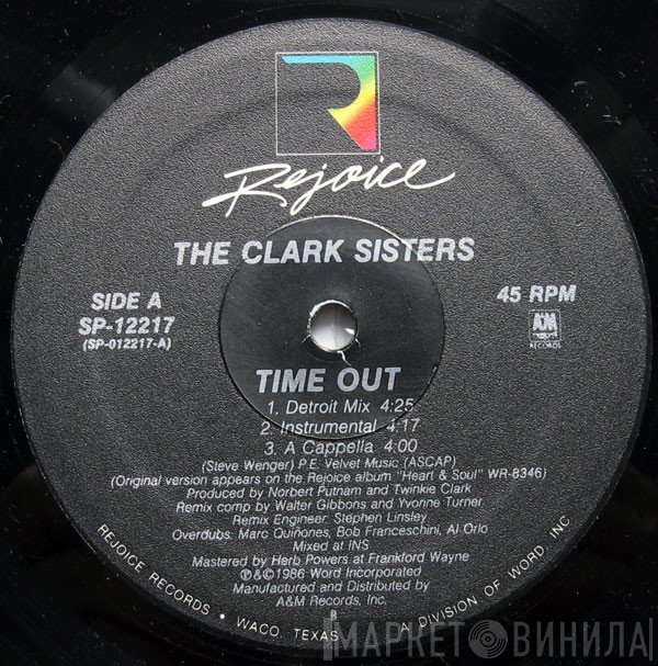 The Clark Sisters  - Time Out