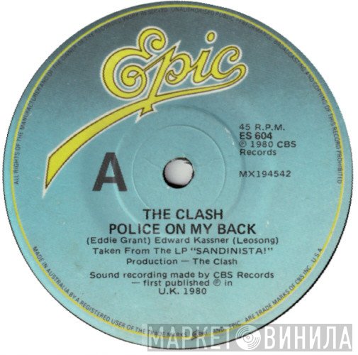 The Clash  - Police On My Back