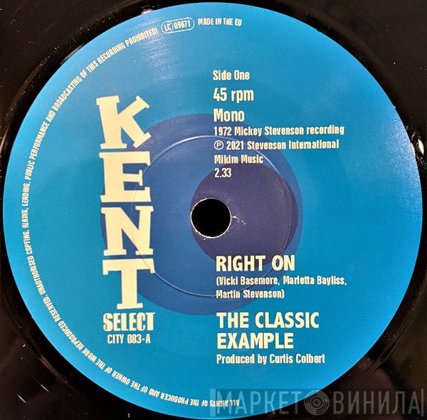 The Classic Example - Right On