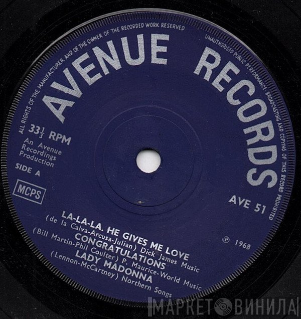 The Clive Allan Orchestra And Singers - La-La-La