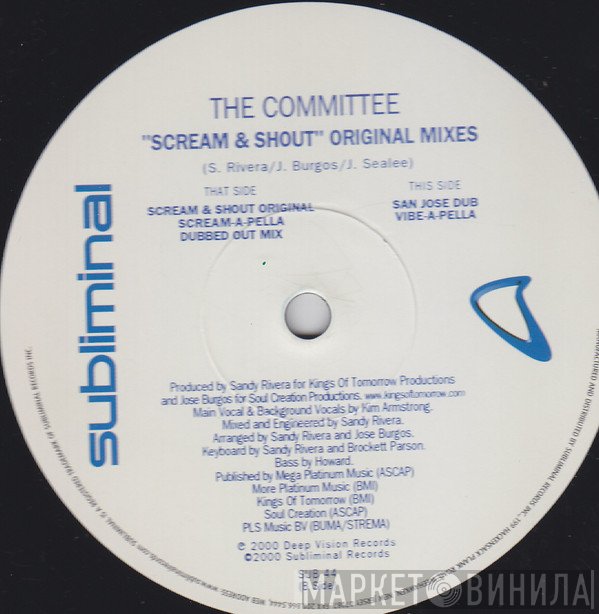 The Committee   - Scream & Shout (Original Mixes)