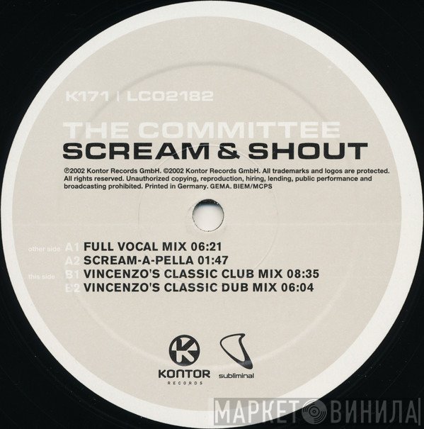 The Committee   - Scream & Shout