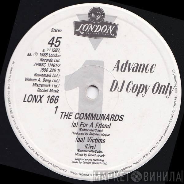 The Communards - For A Friend