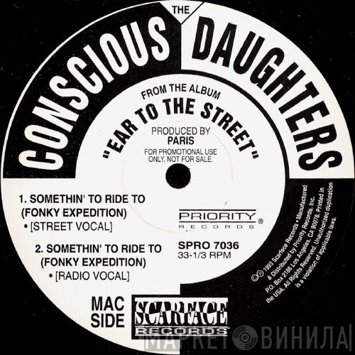 The Conscious Daughters  - Somethin' To Ride To (Fonky Expedition) / TCD In Da Front