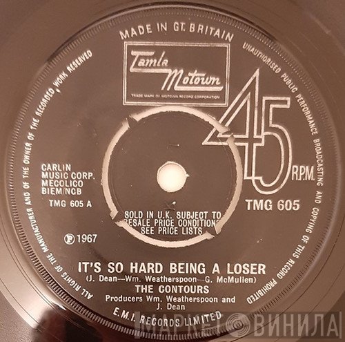 The Contours - It's So Hard Being A Loser