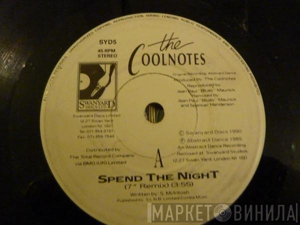 The Cool Notes - Spend The Night (Remix)