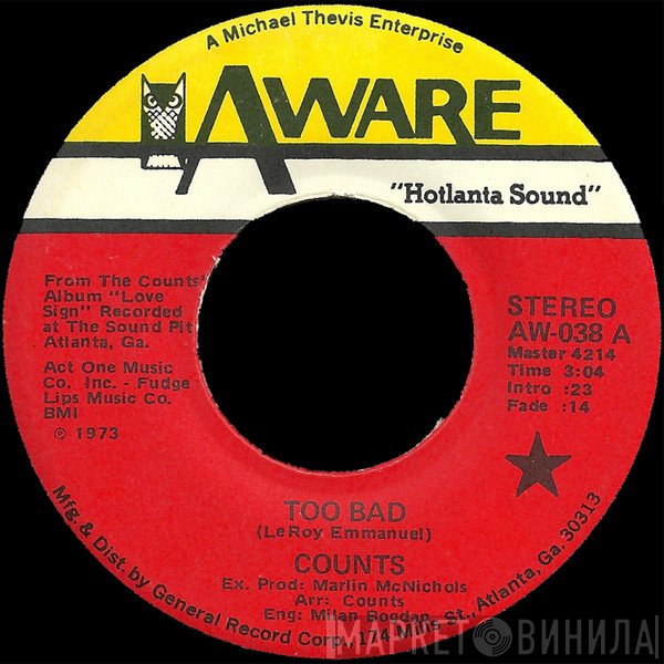 The Counts  - Too Bad