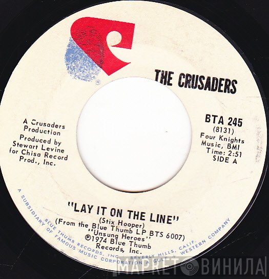 The Crusaders - Lay It On The Line / Let's Boogie