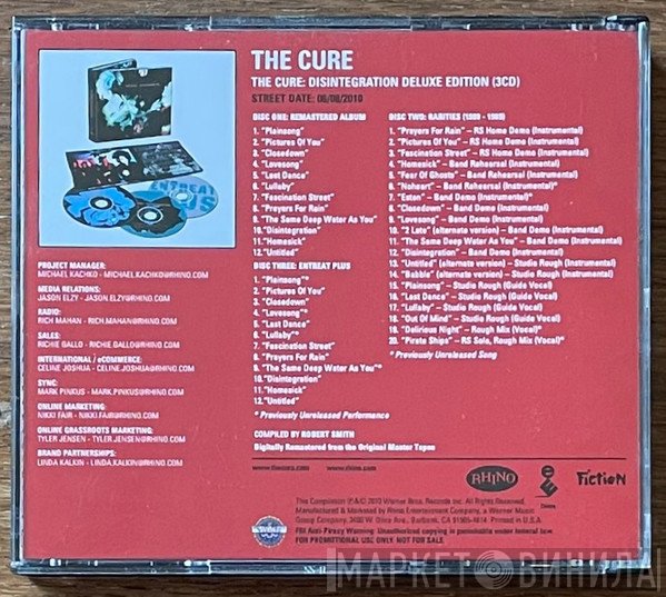 The Cure  - Disintegration