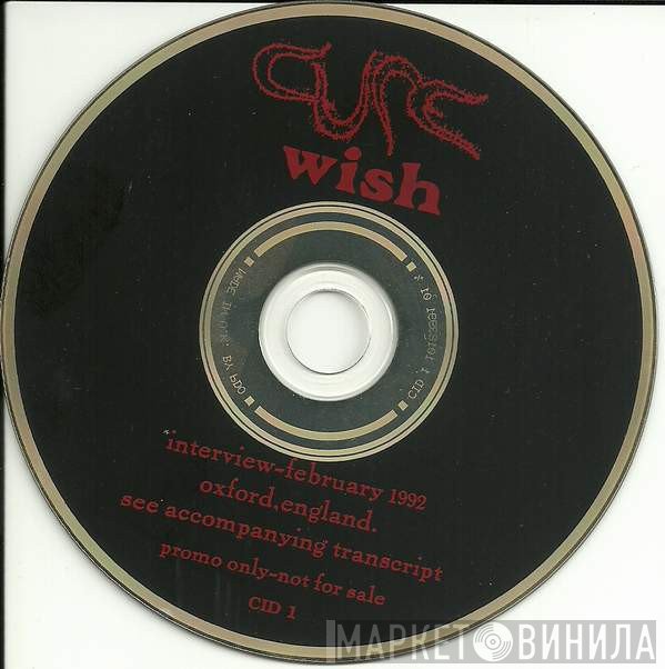 The Cure - Wish (Interview-February 1992)