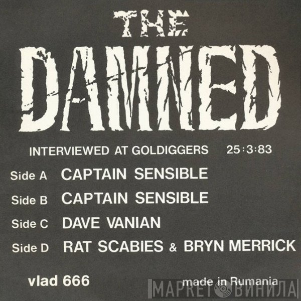 The Damned - Interviewed At Goldiggers 25:3:83