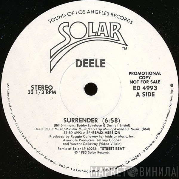 The Deele  - Surrender