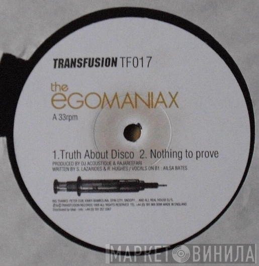 The Egomaniax - Truth About Disco