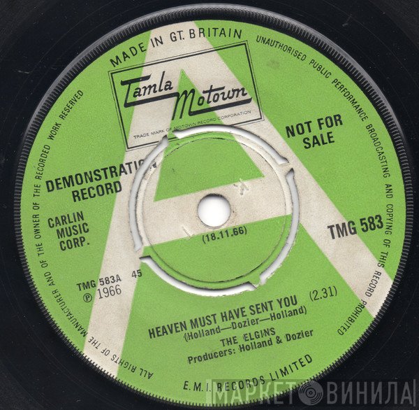 The Elgins - Heaven Must Have Sent You
