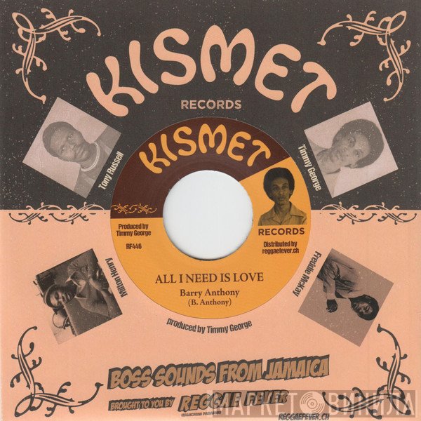 The Emotions , Barry Anthony  - All I Need Is Love / Love You Most Of All