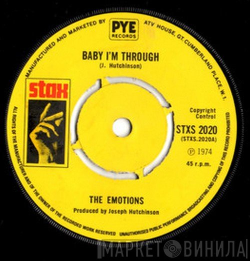 The Emotions - Baby, I'm Through