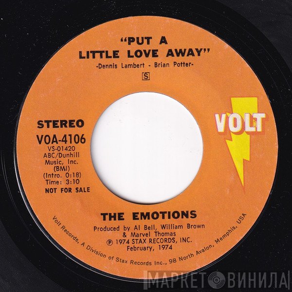 The Emotions - Put A Little Love Away